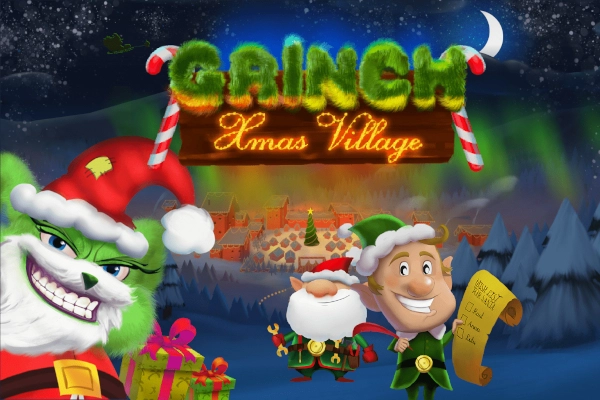 08786 grinch xmas village